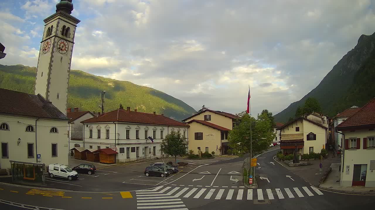 Live webcam Kobarid city center – Soča valley – Slovenia