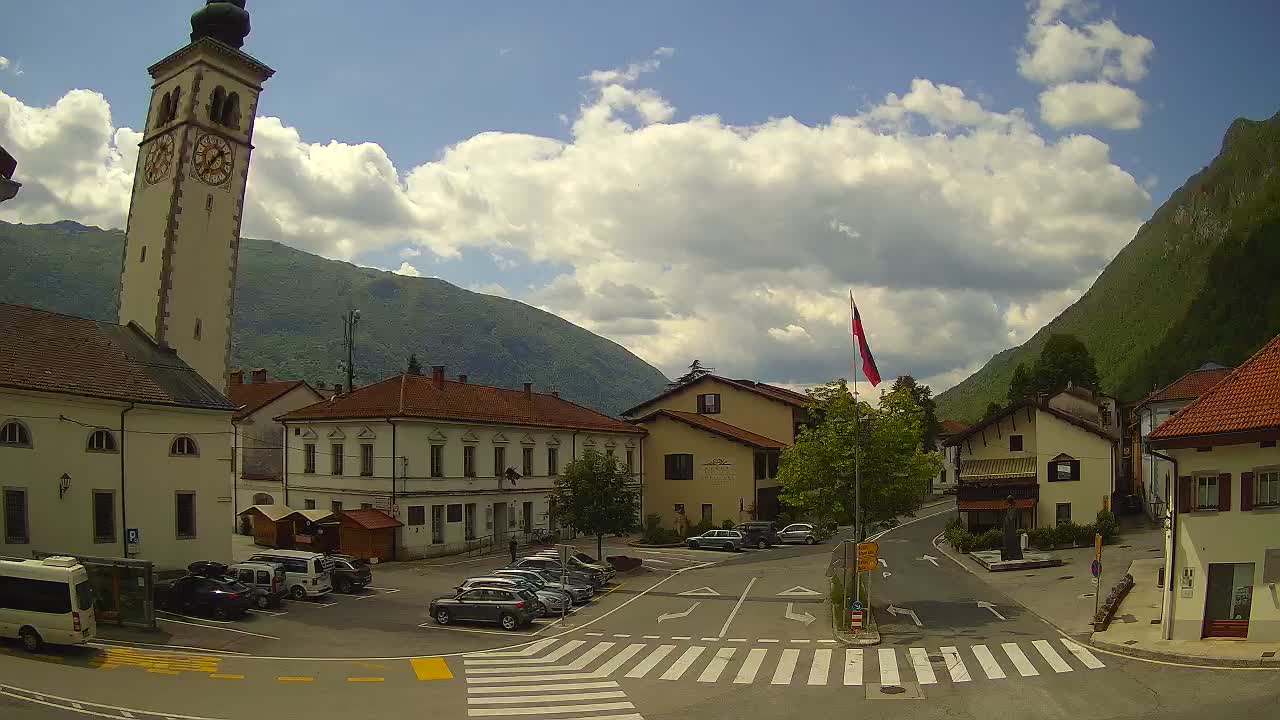 Live webcam Kobarid city center – Soča valley – Slovenia