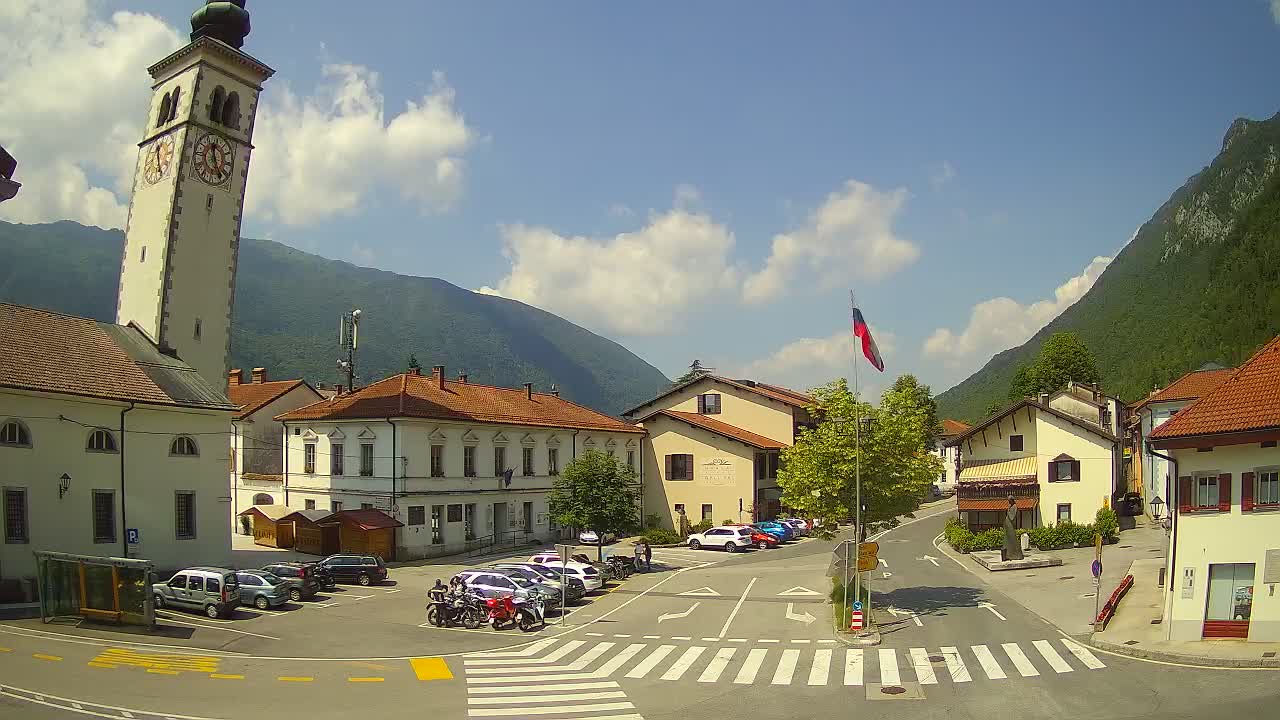 Live webcam Kobarid city center – Soča valley – Slovenia