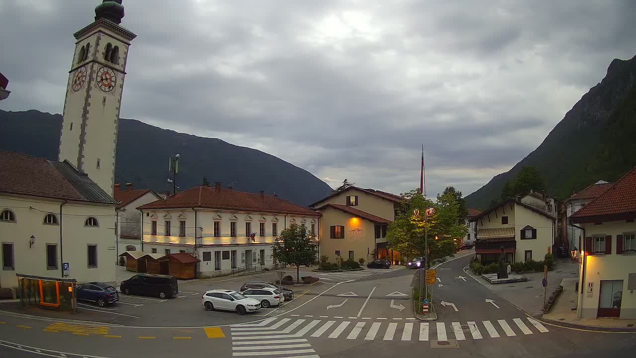 Live webcam Kobarid city center – Soča valley – Slovenia