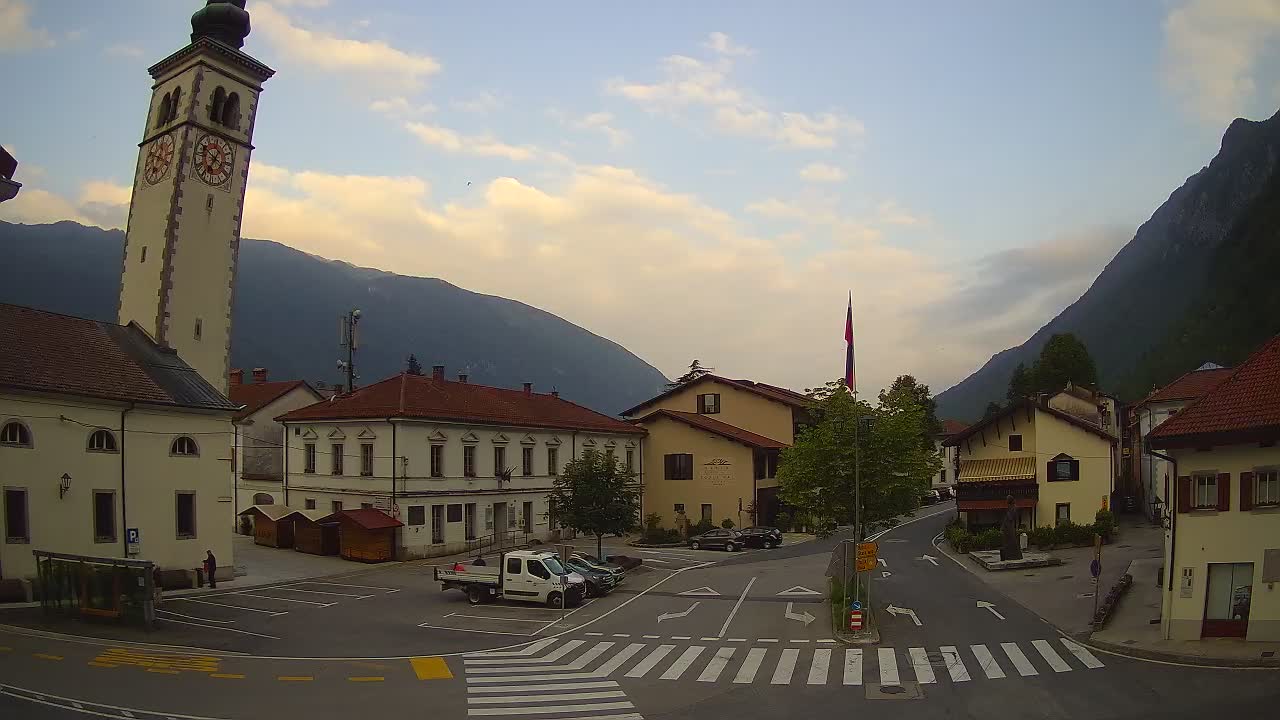 Live webcam Kobarid city center – Soča valley – Slovenia