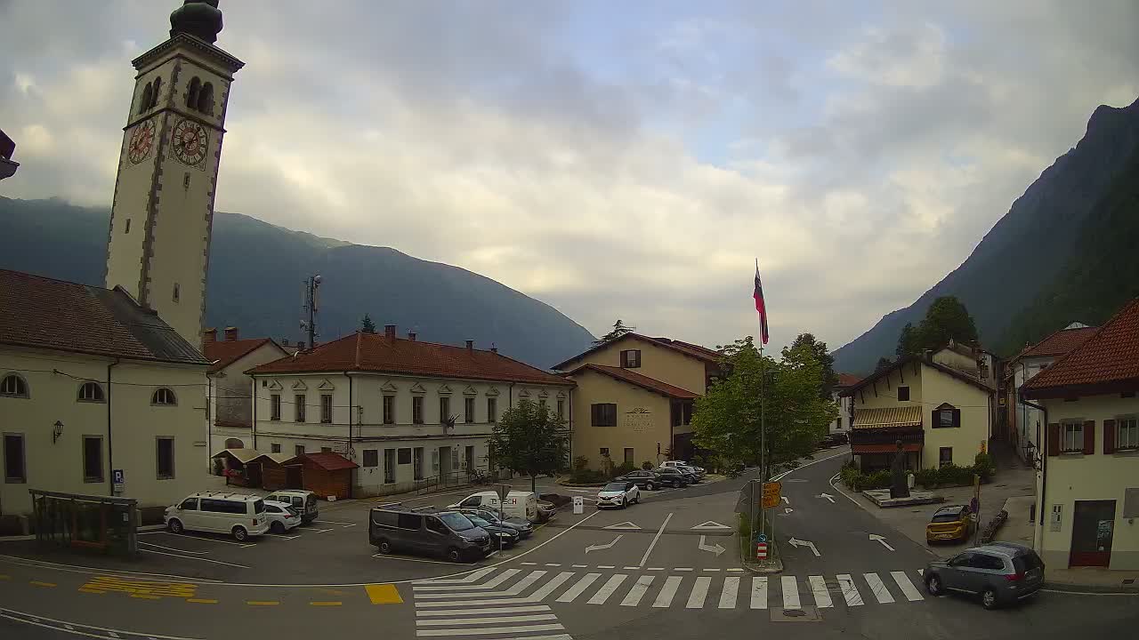 Live webcam Kobarid city center – Soča valley – Slovenia