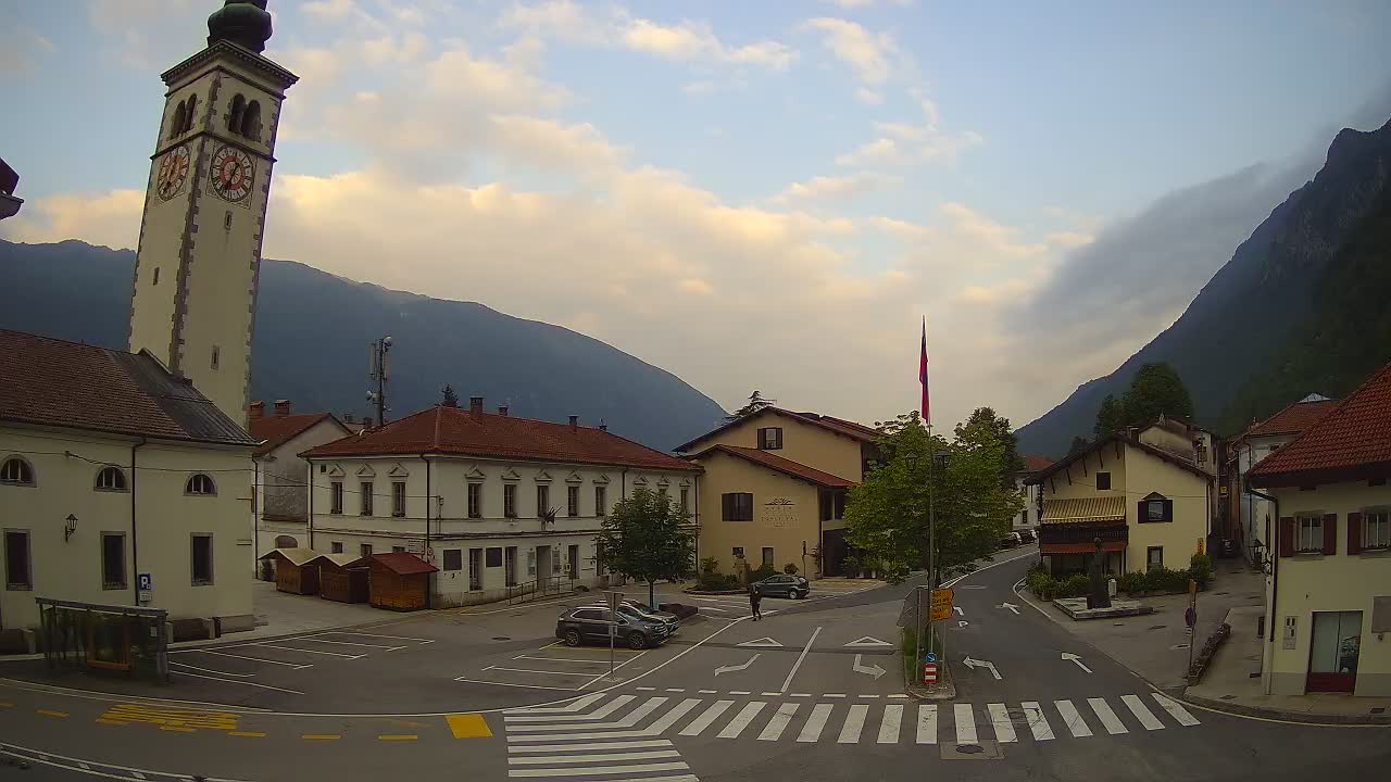Live webcam Kobarid city center – Soča valley – Slovenia