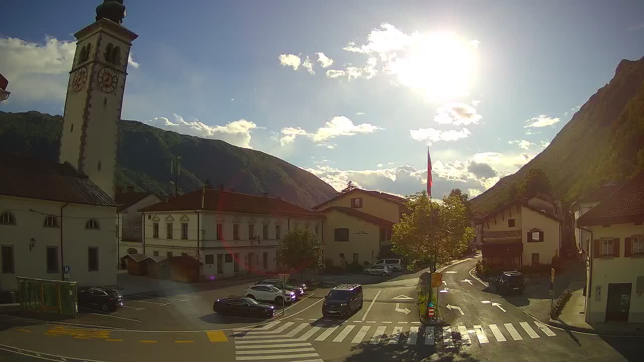 Live webcam Kobarid city center – Soča valley – Slovenia