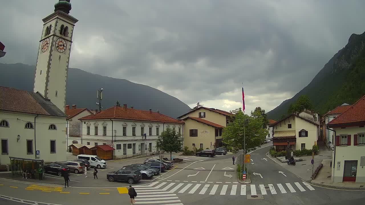 Live webcam Kobarid – Caporetto centro città – Valle dell’Isonzo – Slovenia