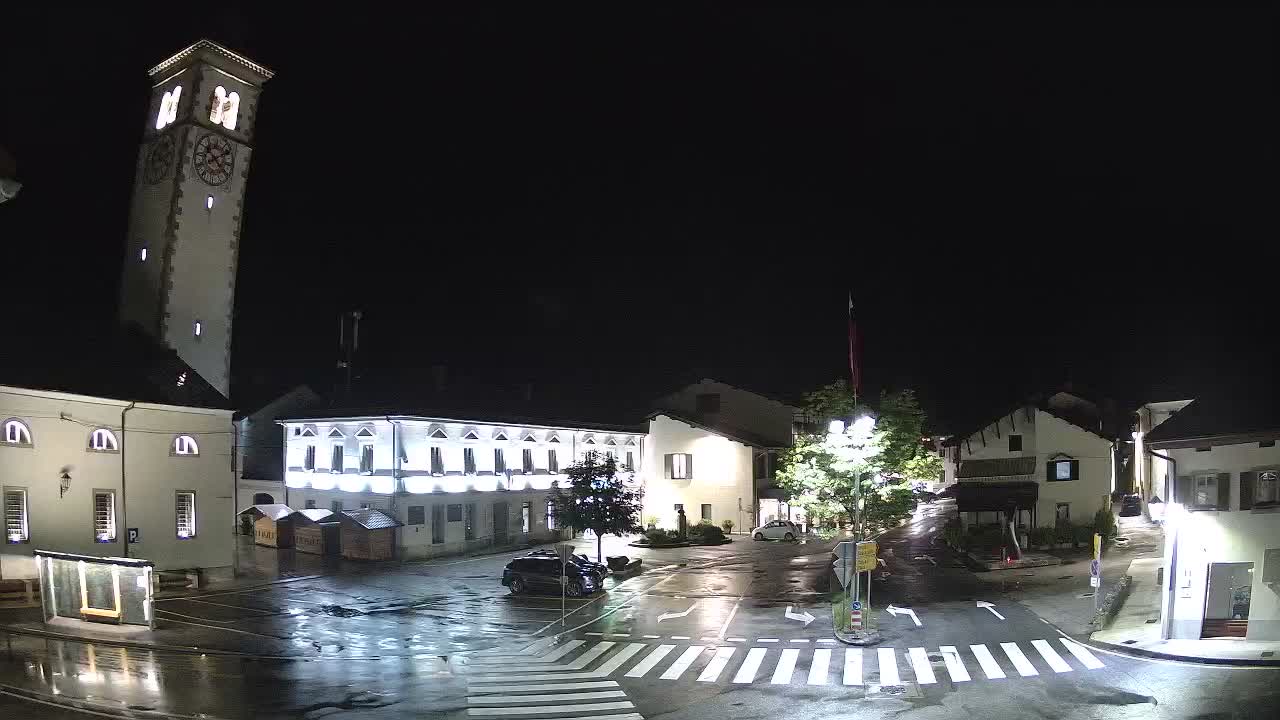 Live-Webcam Stadtzentrum von Kobarid – Soča-Tal – Slowenien