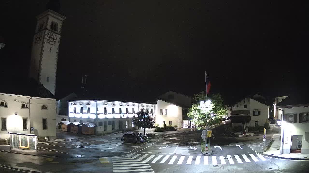 Live webcam Kobarid – Caporetto centro città – Valle dell’Isonzo – Slovenia