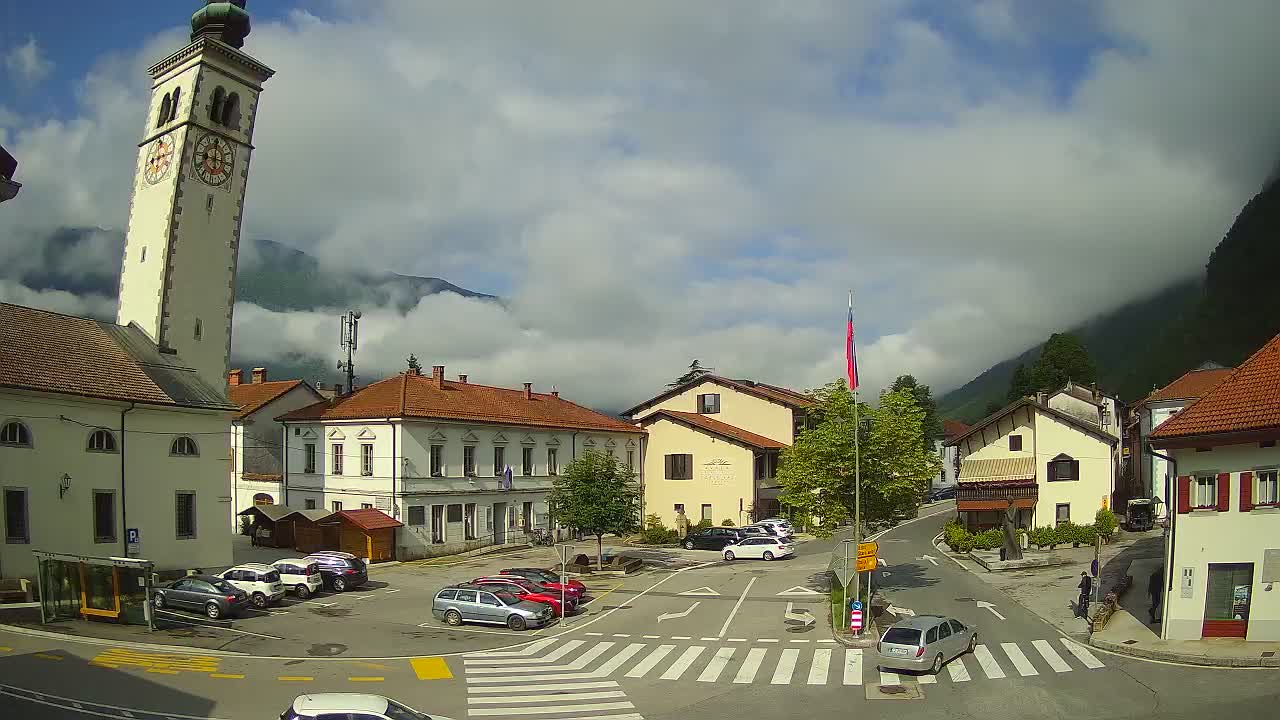 Live webcam Kobarid city center – Soča valley – Slovenia