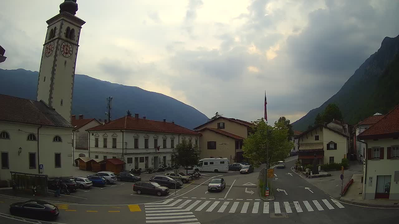 Webcam en direct du centre-ville de Kobarid – Vallée de la Soča – Slovénie