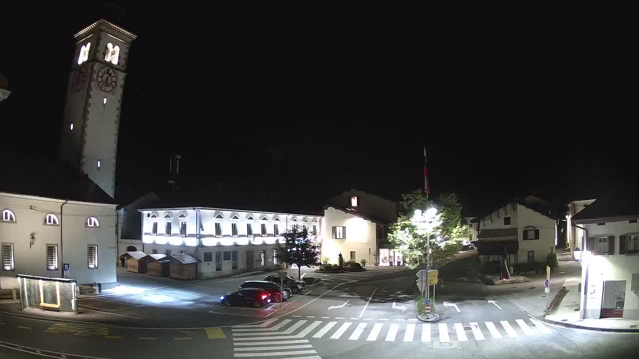 Live-Webcam Stadtzentrum von Kobarid – Soča-Tal – Slowenien