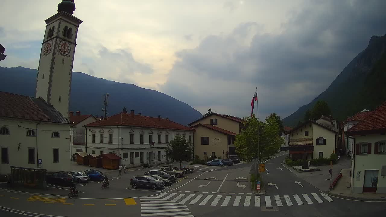 Live webcam Kobarid – Caporetto centro città – Valle dell’Isonzo – Slovenia