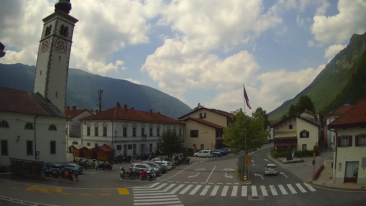 Live webcam Kobarid city center – Soča valley – Slovenia