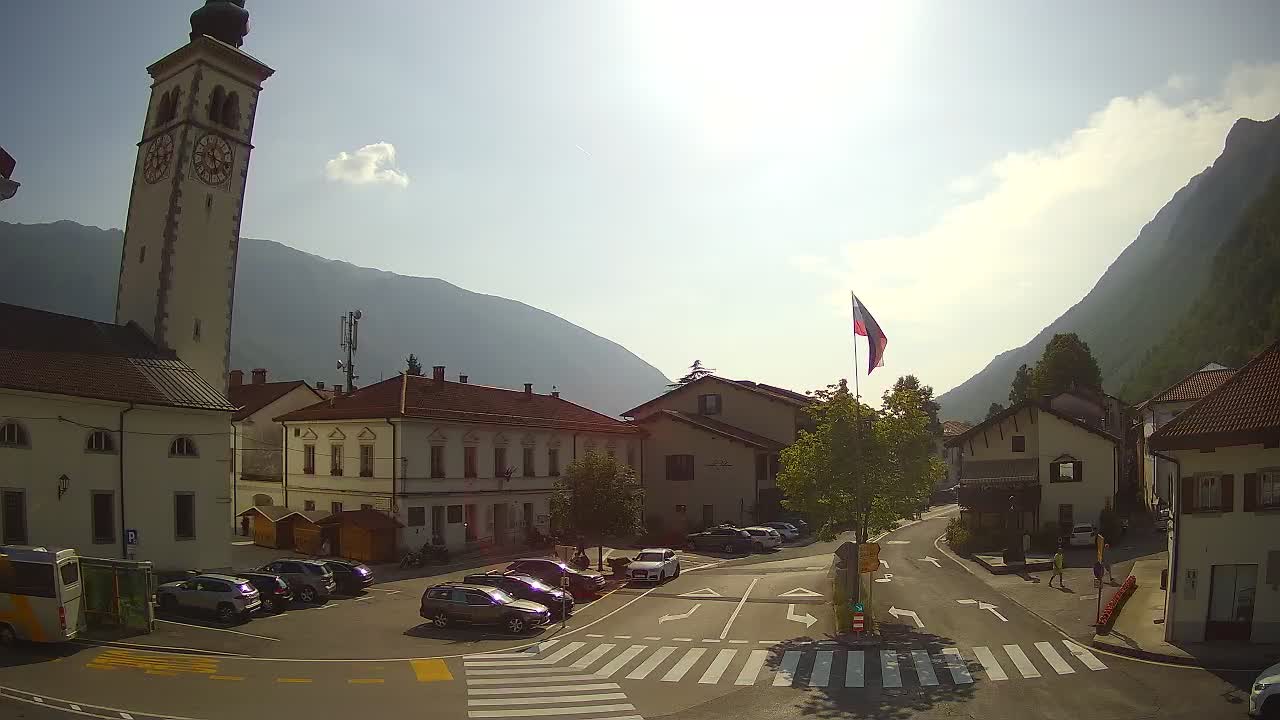 Live webcam Kobarid city center – Soča valley – Slovenia