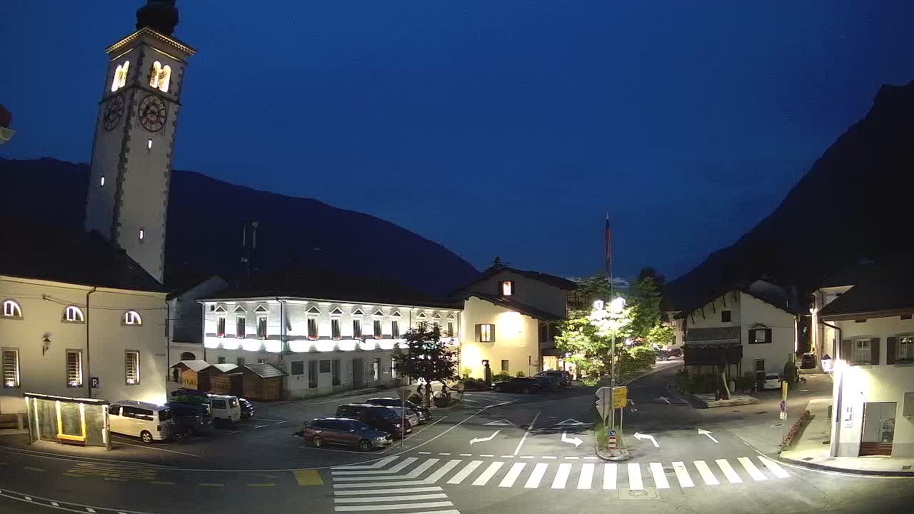 Webcam en direct du centre-ville de Kobarid – Vallée de la Soča – Slovénie