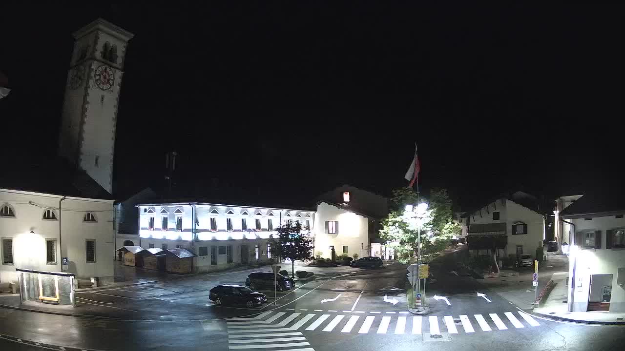 Live-Webcam Stadtzentrum von Kobarid – Soča-Tal – Slowenien
