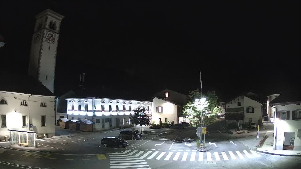 Live-Webcam Stadtzentrum von Kobarid – Soča-Tal – Slowenien