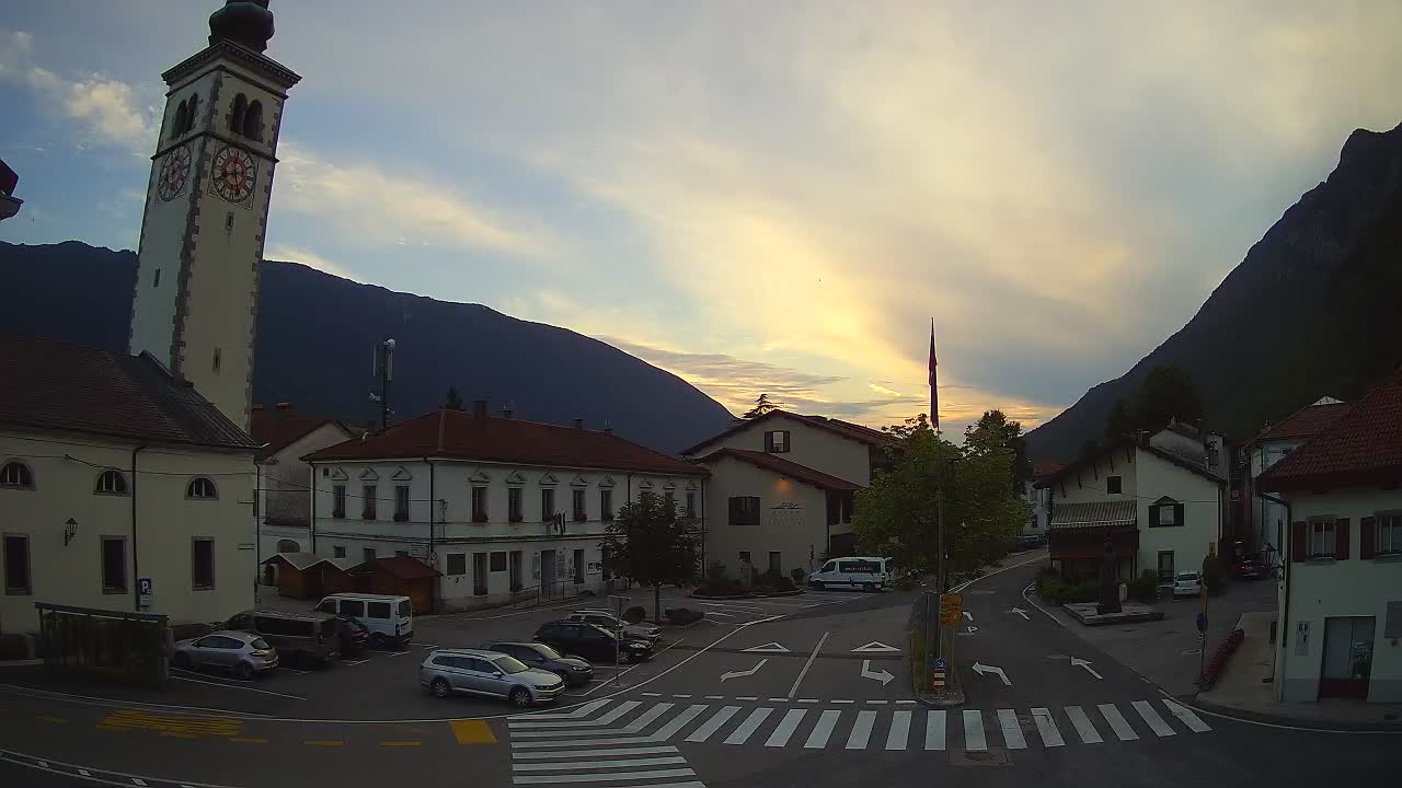 Live webcam Kobarid city center – Soča valley – Slovenia