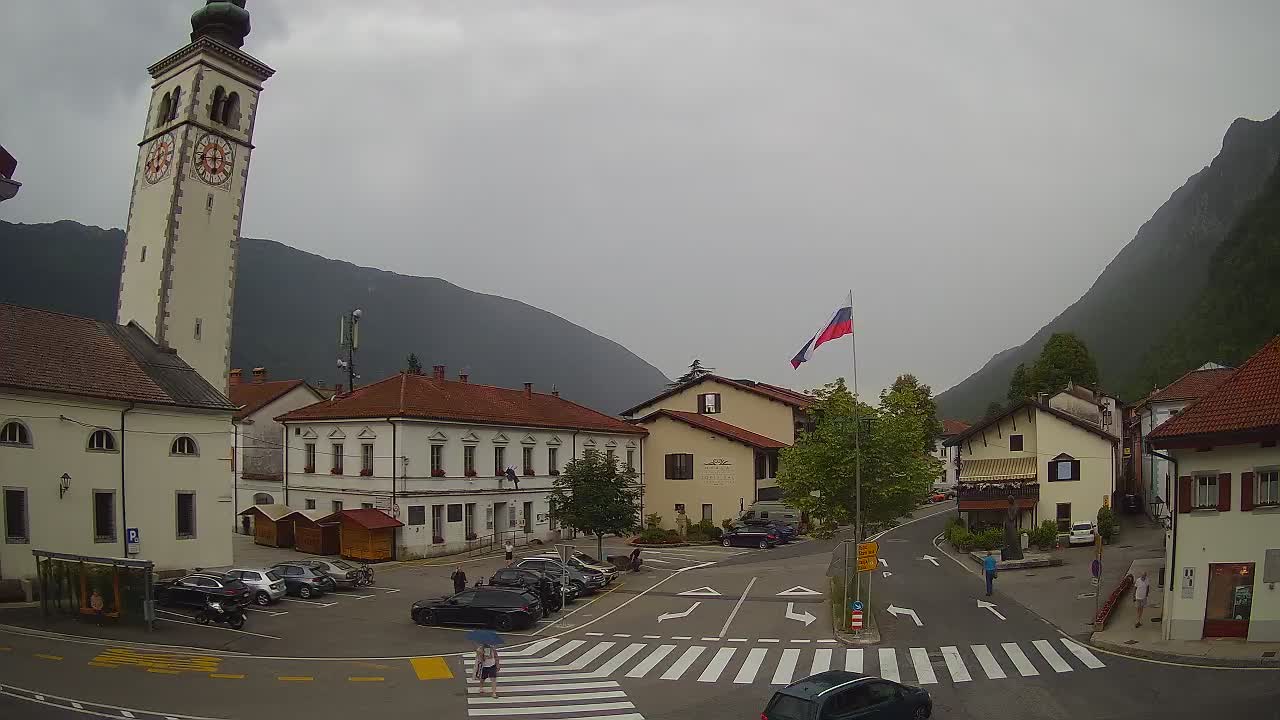 Live webcam Kobarid – Caporetto centro città – Valle dell’Isonzo – Slovenia