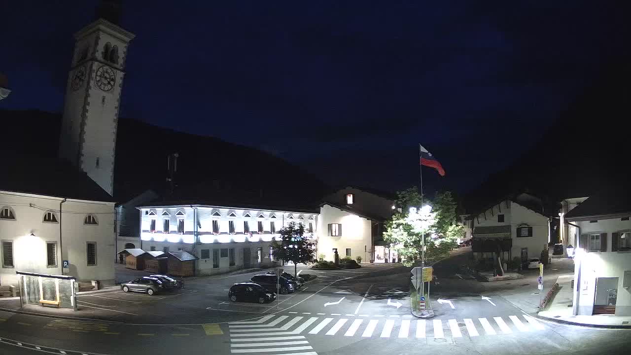 Webcam en direct du centre-ville de Kobarid – Vallée de la Soča – Slovénie