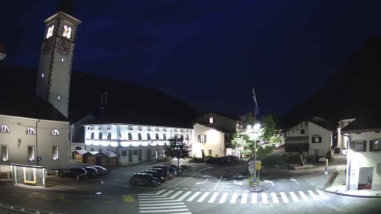 Webcam en direct du centre-ville de Kobarid – Vallée de la Soča – Slovénie