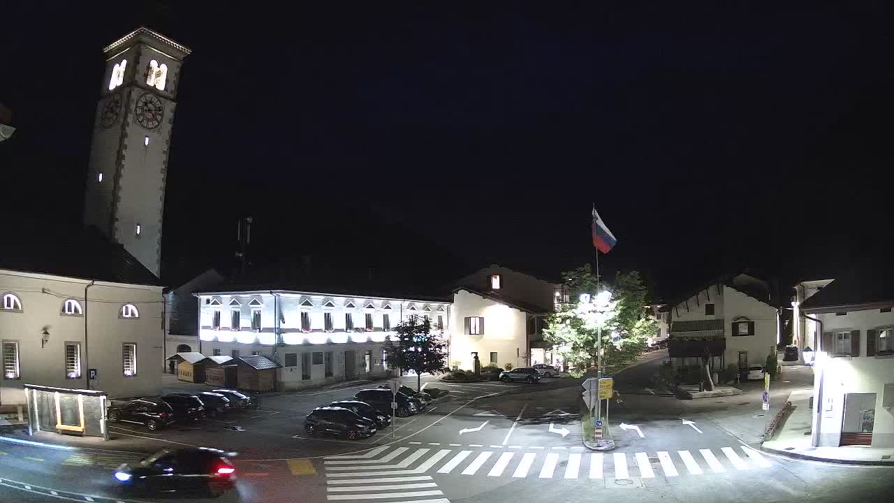 Cámara web en vivo Centro de la ciudad de Kobarid – Valle de Soča – Eslovenia