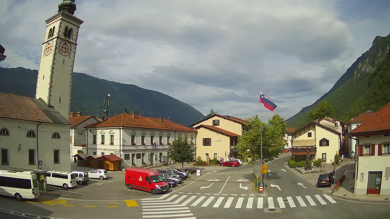 Live webcam Kobarid city center – Soča valley – Slovenia