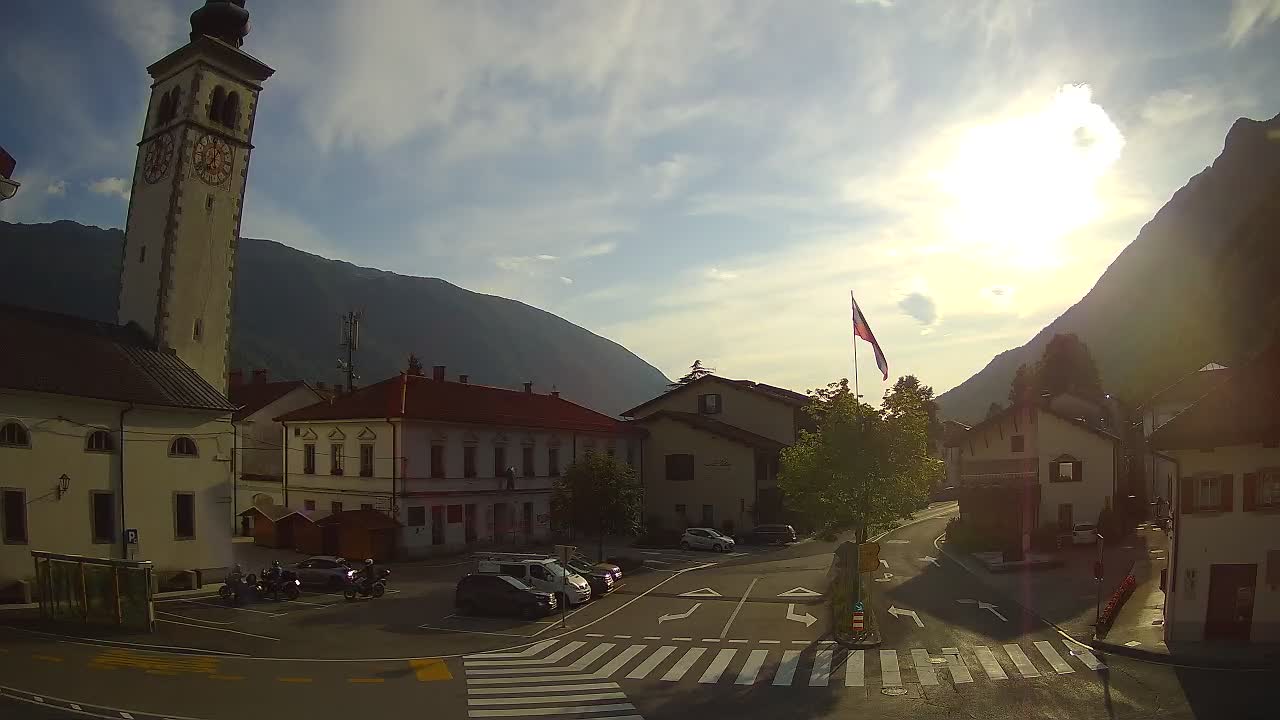 Live webcam Kobarid city center – Soča valley – Slovenia