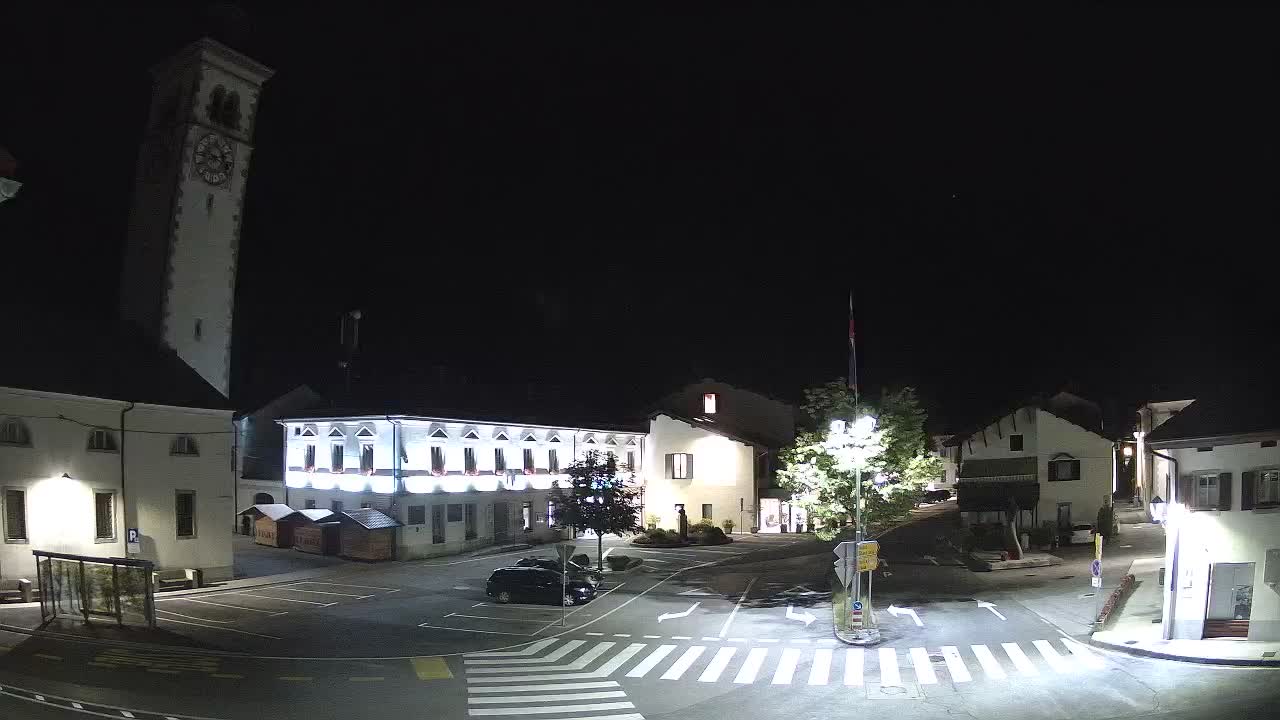 Live-Webcam Stadtzentrum von Kobarid – Soča-Tal – Slowenien
