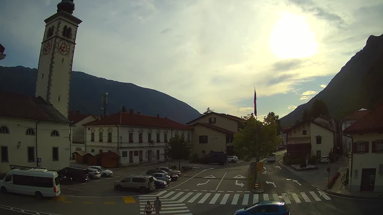 Webcam en direct du centre-ville de Kobarid – Vallée de la Soča – Slovénie