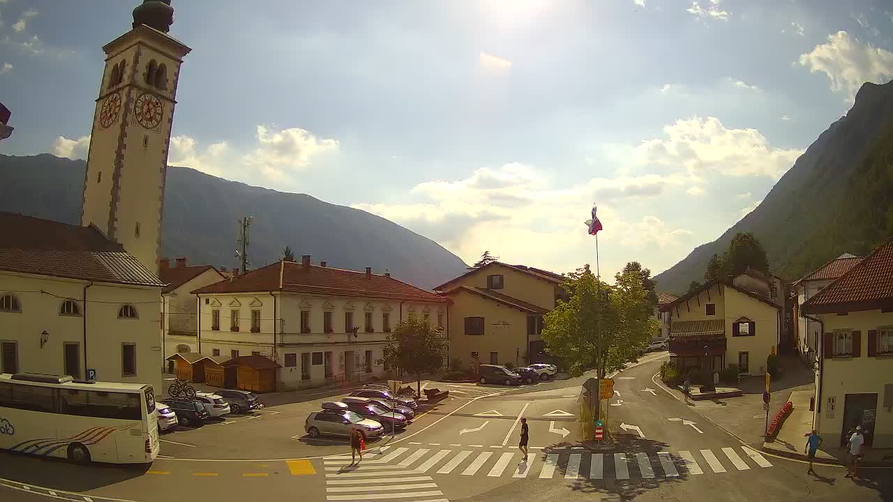 Live webcam Kobarid city center – Soča valley – Slovenia