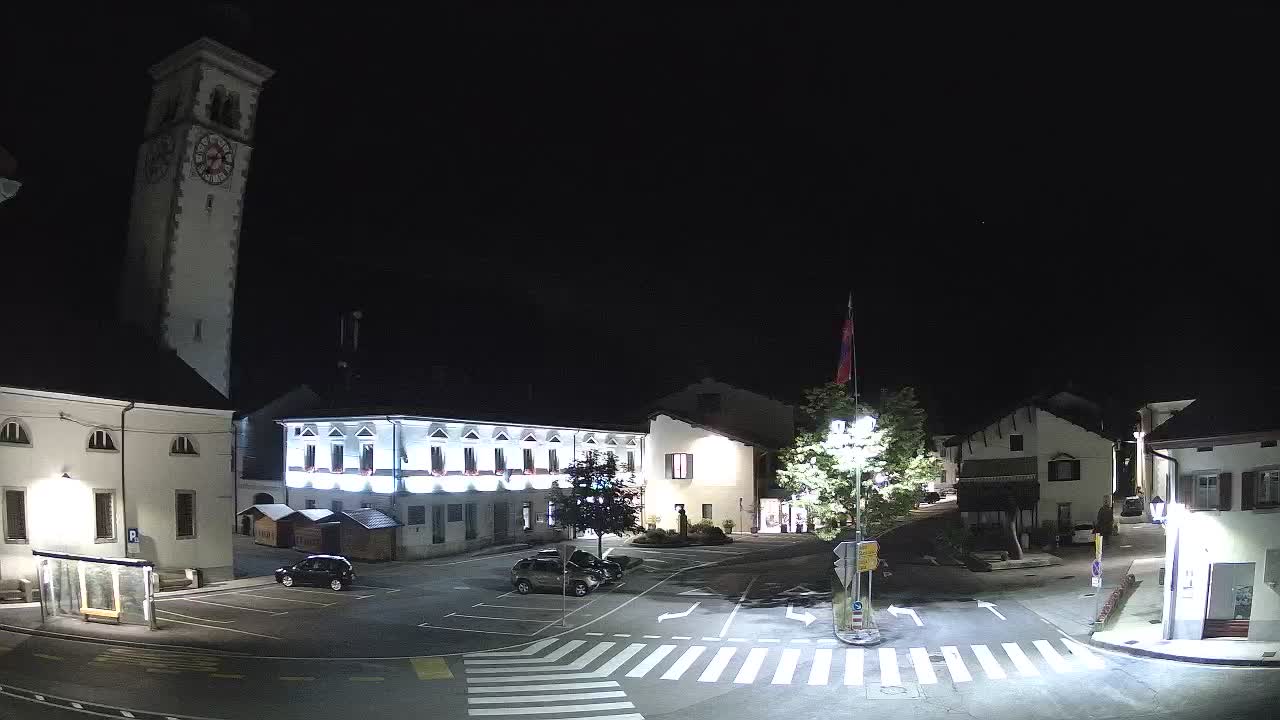 Live webcam Kobarid – Caporetto centro città – Valle dell’Isonzo – Slovenia
