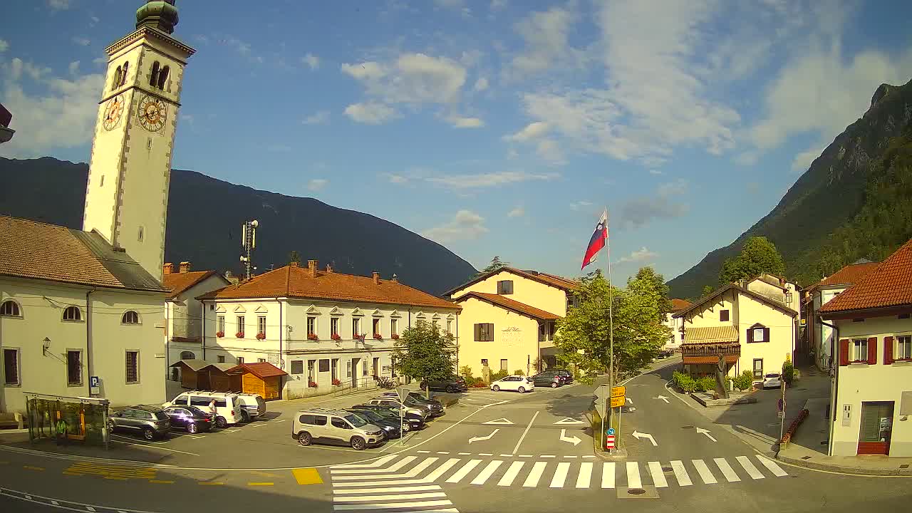 Live webcam Kobarid city center – Soča valley – Slovenia