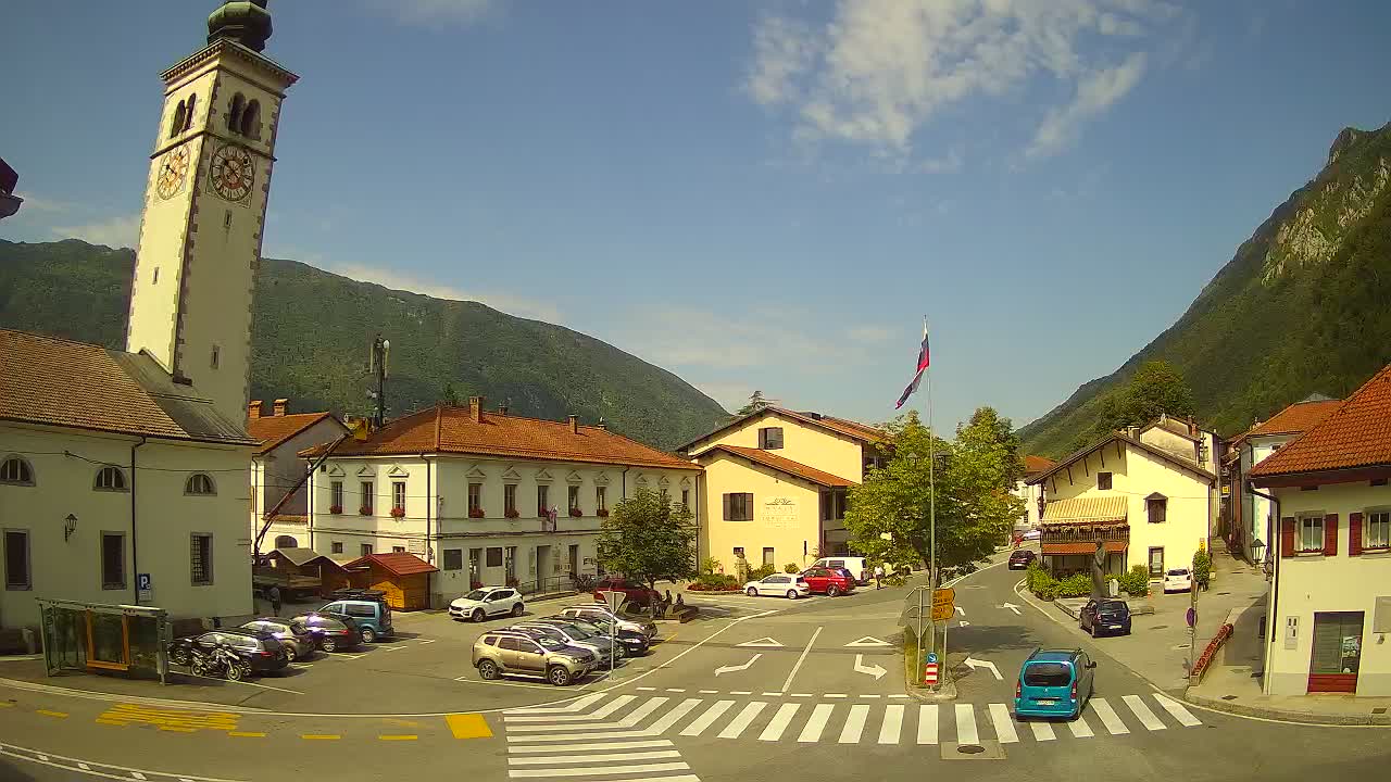 Live webcam Kobarid city center – Soča valley – Slovenia