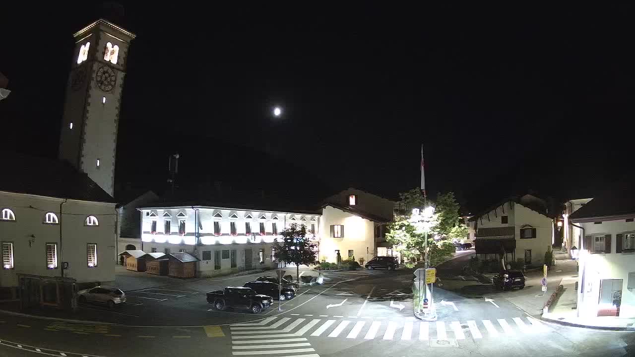 Live-Webcam Stadtzentrum von Kobarid – Soča-Tal – Slowenien