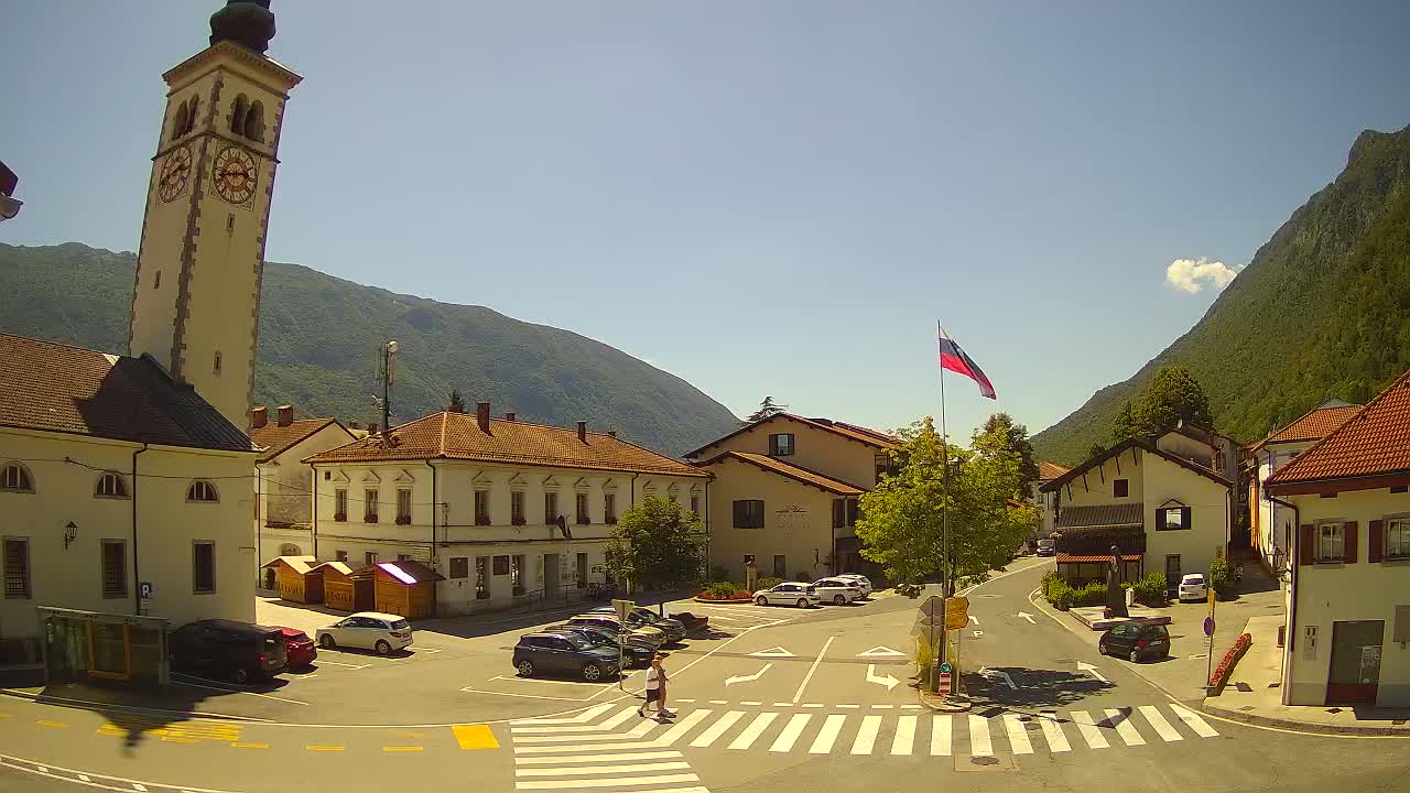 Live webcam Kobarid city center – Soča valley – Slovenia