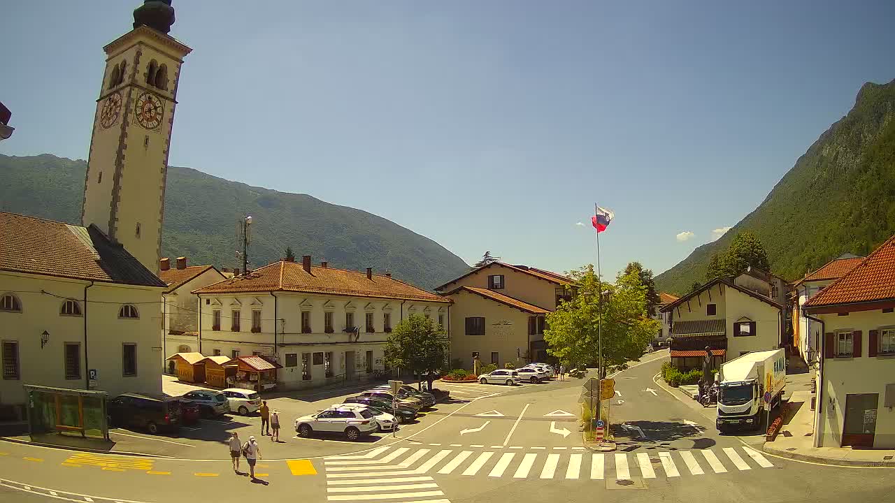 Live webcam Kobarid city center – Soča valley – Slovenia