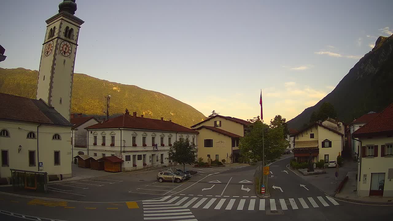 Live webcam Kobarid city center – Soča valley – Slovenia