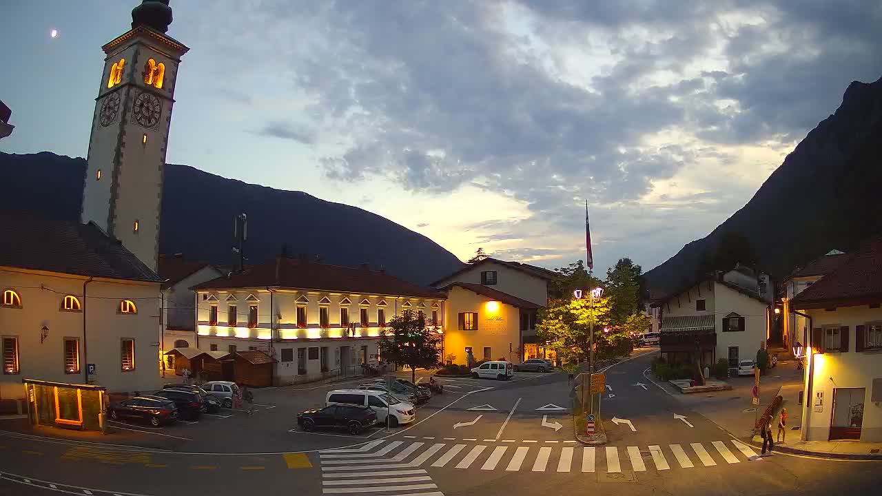 Webcam en direct du centre-ville de Kobarid – Vallée de la Soča – Slovénie