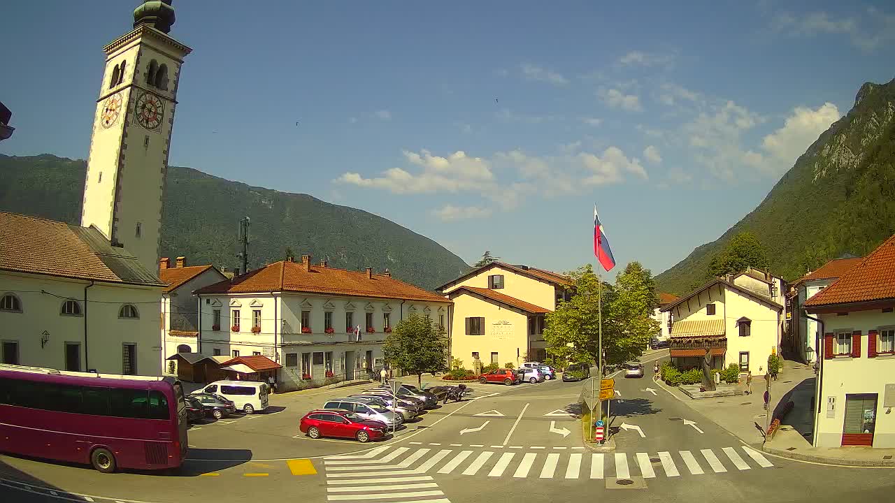 Live webcam Kobarid city center – Soča valley – Slovenia