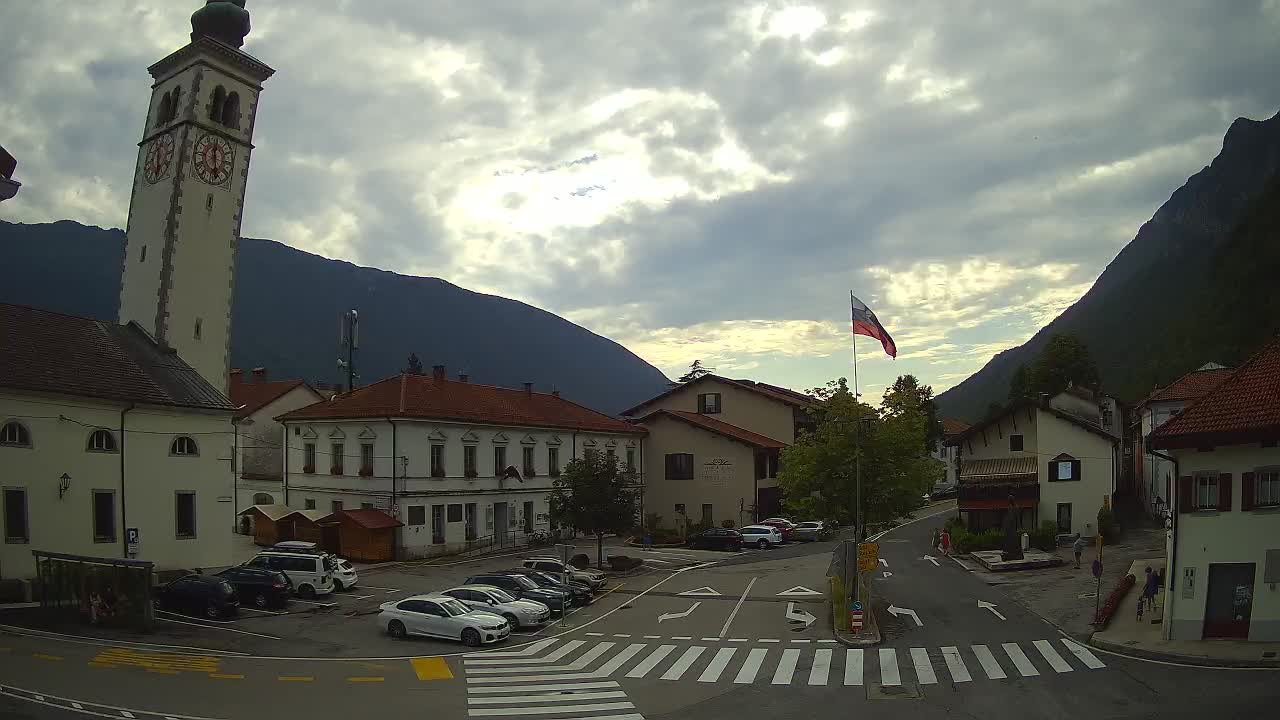 Live webcam Kobarid city center – Soča valley – Slovenia