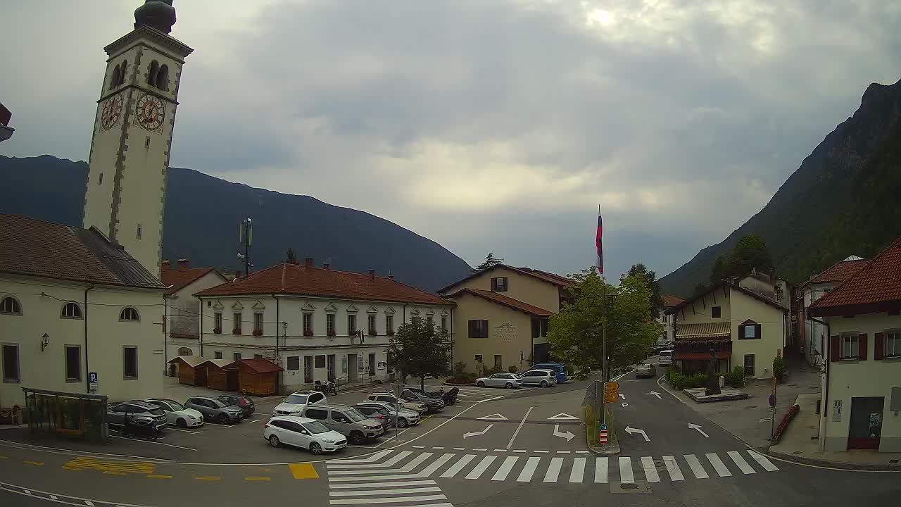 Live webcam Kobarid city center – Soča valley – Slovenia