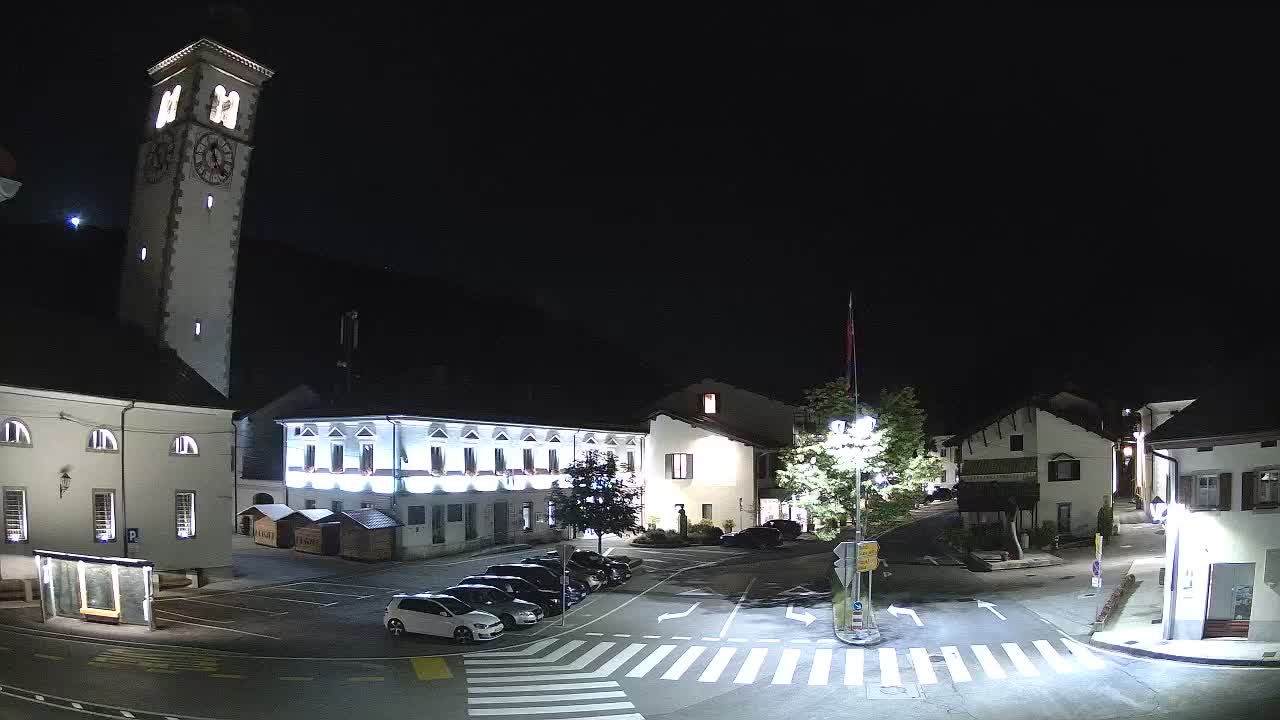 Live-Webcam Stadtzentrum von Kobarid – Soča-Tal – Slowenien