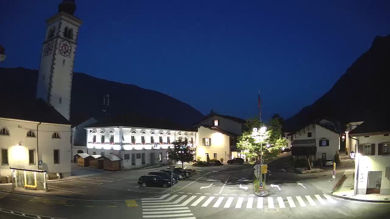 Webcam en direct du centre-ville de Kobarid – Vallée de la Soča – Slovénie