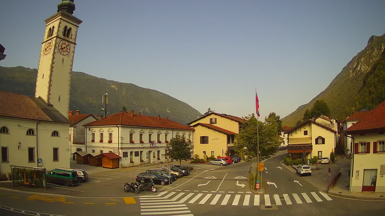 Live webcam Kobarid city center – Soča valley – Slovenia