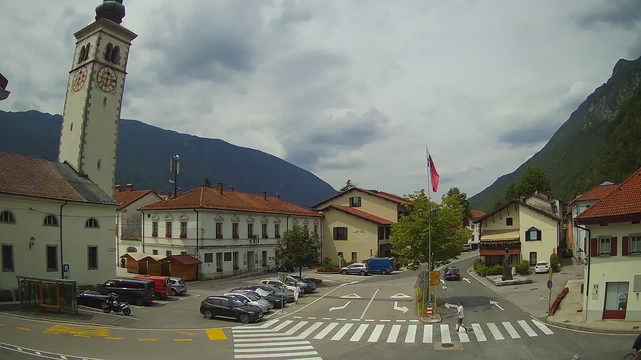 Live webcam Kobarid city center – Soča valley – Slovenia