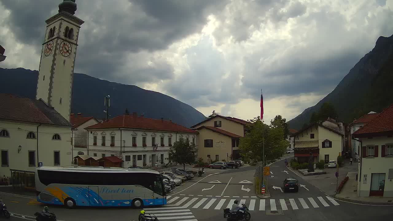 Webcam en direct du centre-ville de Kobarid – Vallée de la Soča – Slovénie