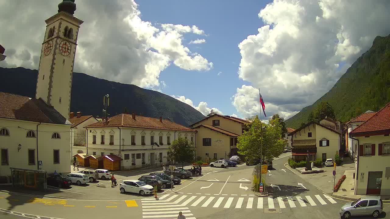 Live webcam Kobarid city center – Soča valley – Slovenia