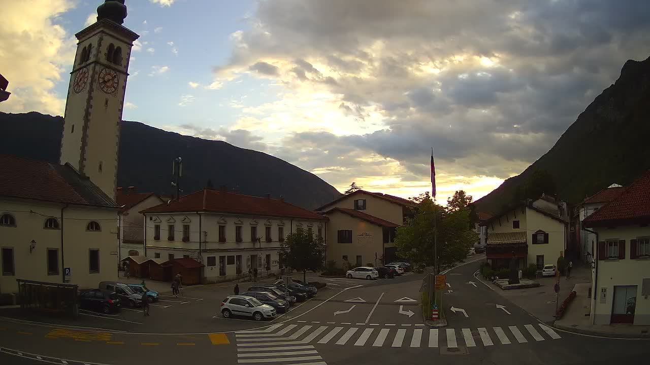 Live webcam Kobarid city center – Soča valley – Slovenia