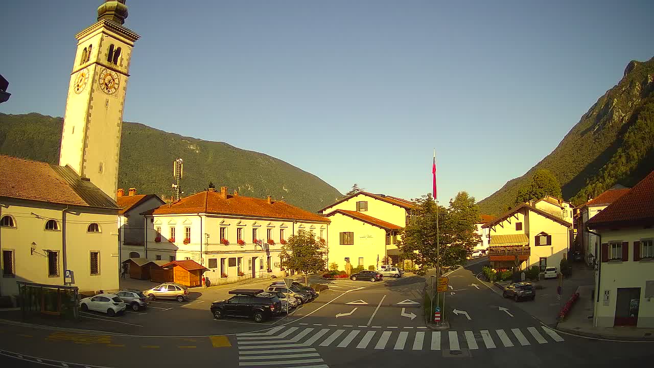 Live webcam Kobarid city center – Soča valley – Slovenia