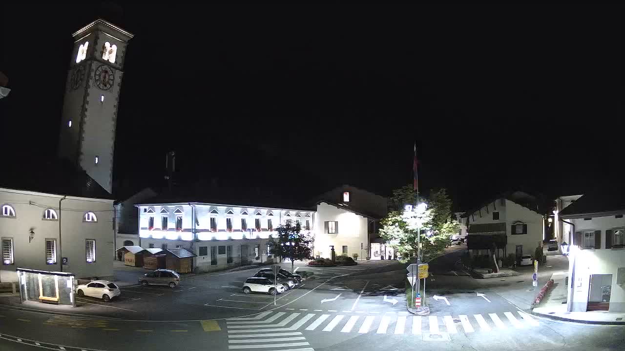 Cámara web en vivo Centro de la ciudad de Kobarid – Valle de Soča – Eslovenia